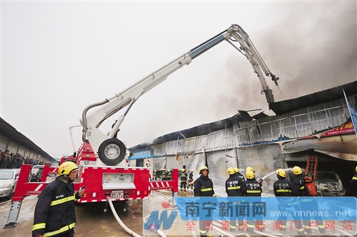長堽路汽修店大火現場觸目驚心 14輛車被燒剩鐵殼