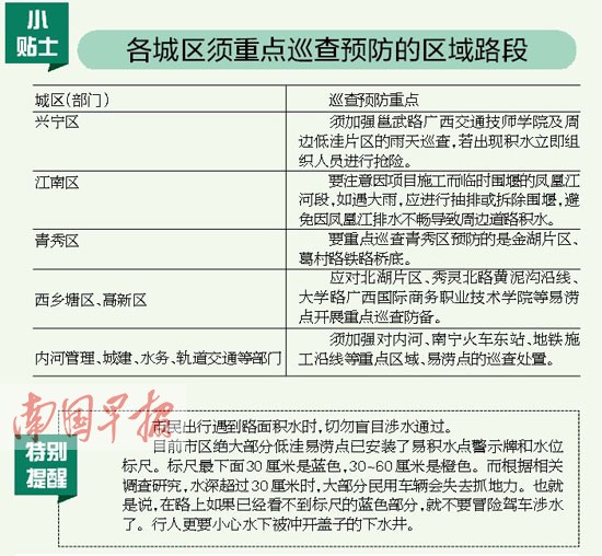 南寧未來十天持續陰雨 汛期提前到易澇地段須防范