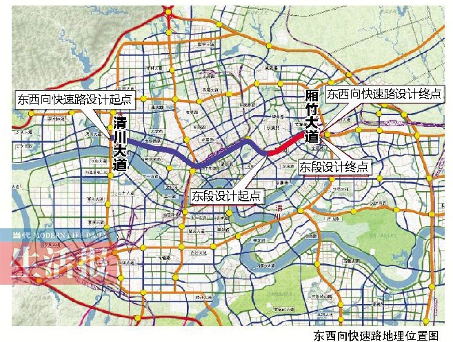 南寧民主園湖路口開始半封閉 快速路正有序推進