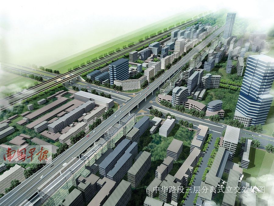 南寧民主園湖路口開始半封閉 快速路正有序推進