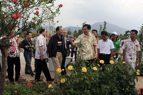 第五屆月季花展暨首屆三亞玫瑰節亞龍灣開幕
