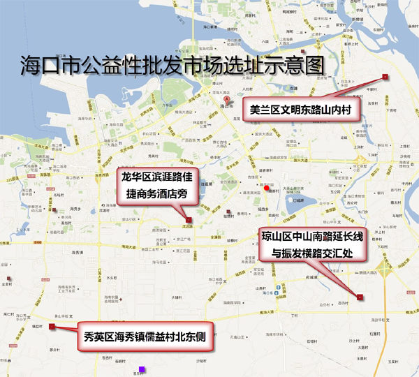 海口建4個公益性蔬菜批發市場 保障淡季蔬菜供應