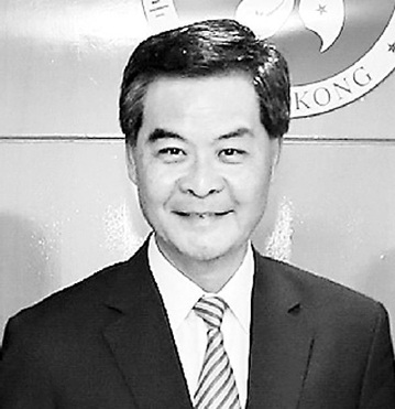 香港特區候任行政長官梁振英：人心回歸是項長期工作