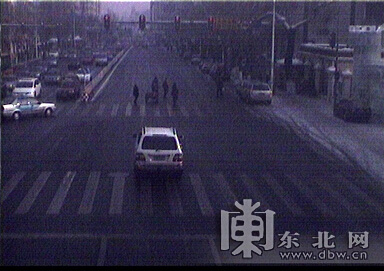 哈爾濱市一女司機駕駛套牌車連續闖紅燈 交警夜查被抓現行