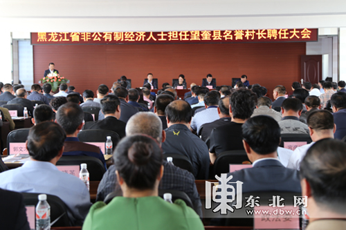 34位龍江民營(yíng)企業(yè)家擔(dān)任望奎縣貧困村“名譽(yù)村長(zhǎng)”