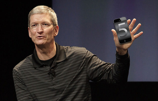 傳蘋果10月4日發布iPhone 5 新任CEO庫克主持