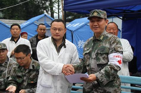 空降蘆山首支醫療隊凱旋