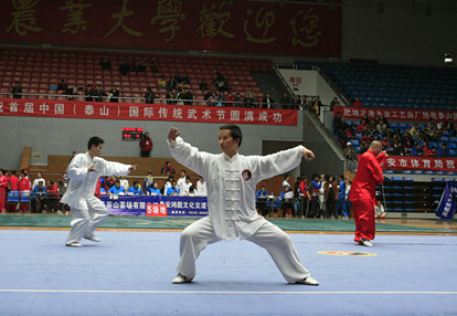 首屆中國(guó)(泰山)國(guó)際傳統(tǒng)武術(shù)節(jié)開幕