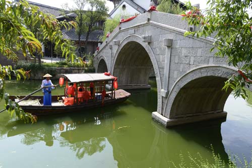 臺兒莊古城重建工程圓滿竣工爭創世界文化遺產