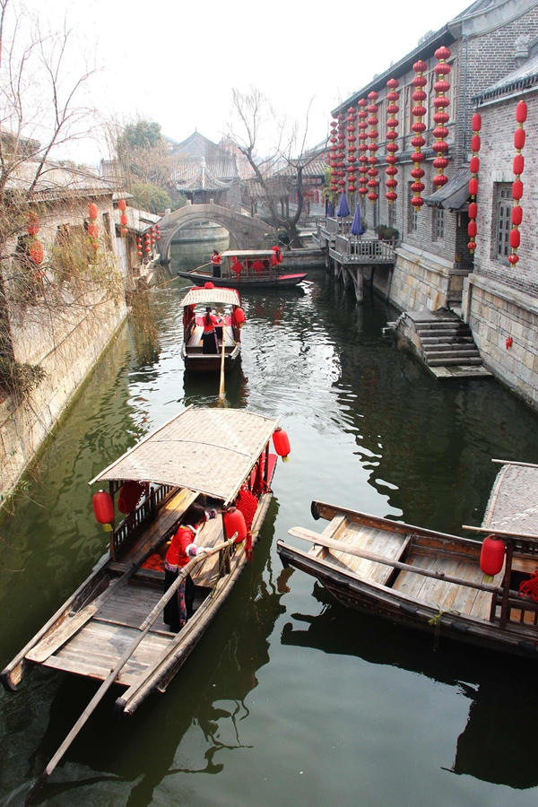 農(nóng)歷“二月二”山東臺(tái)兒莊古運(yùn)河畔再現(xiàn)祭河神傳統(tǒng)民俗