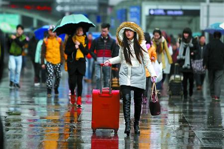 陰雨相伴更添寒 滬未來5天以陰雨相間天氣為主