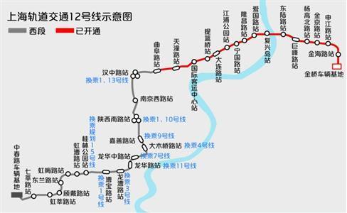 “換乘王”12號線年底試運營 沿線將有19座換乘站