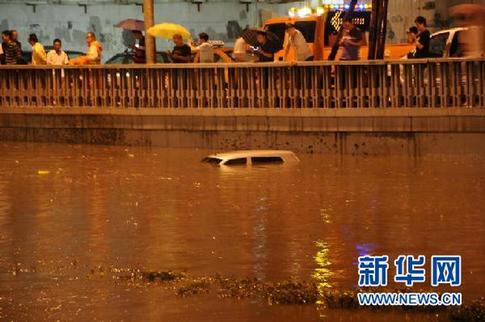 北京再次迎來強降雨 部分城區嚴重積水(組圖)