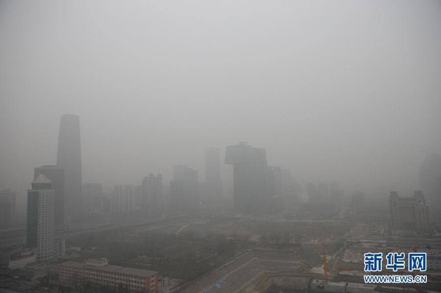 中央氣象臺繼續發布霧霾黃色預警 多地遭遇嚴重污染