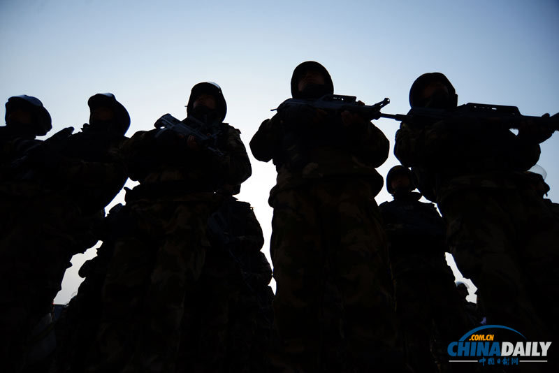 南京：武警特戰(zhàn)精英綜合演練“護(hù)航”春運(yùn)