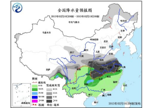 未來(lái)三天東北西南將大幅度降溫 蘇皖局地有暴雪