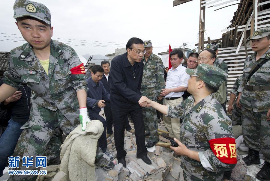李克強在震區24小時的足跡