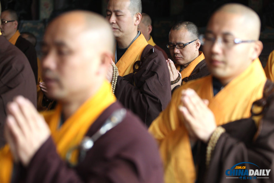 北京佛教信眾為蘆山地震災(zāi)區(qū)祈福并捐款