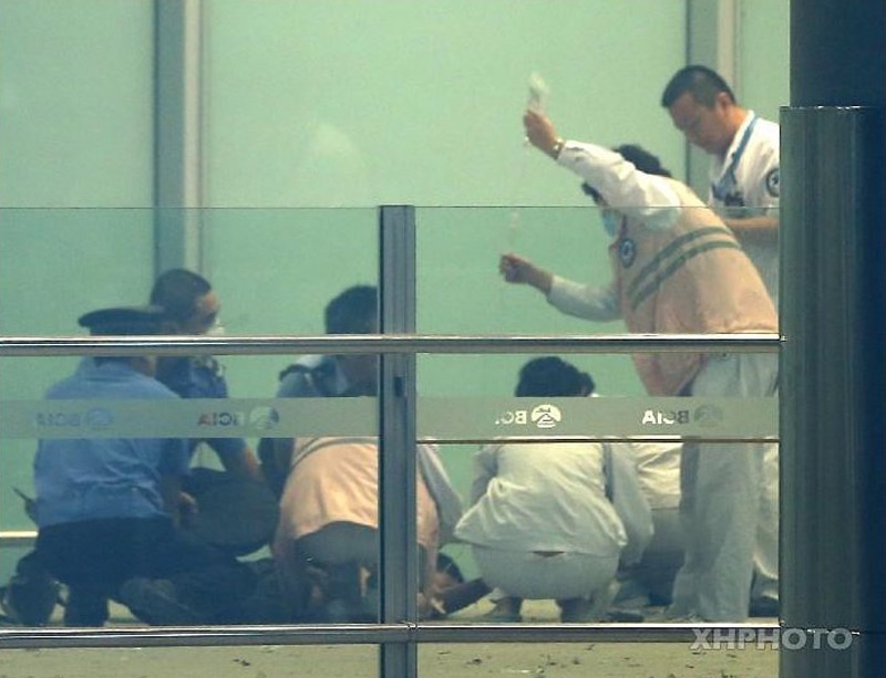 【組圖】首都機場T3航站樓發生爆炸