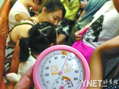 北京地鐵車廂難保恒溫26℃ 車廂不同位置溫差達6℃