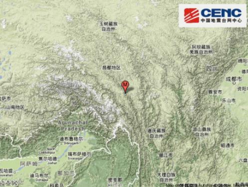 西藏昌都地區(qū)發(fā)生6.1級地震 暫無人員傷亡信息
