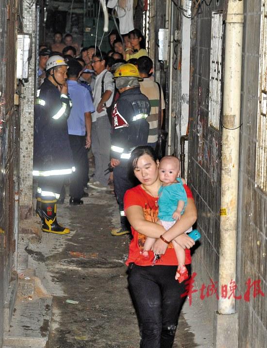 廣州一居民樓突發大火1死數傷 疑為煤氣瓶爆炸