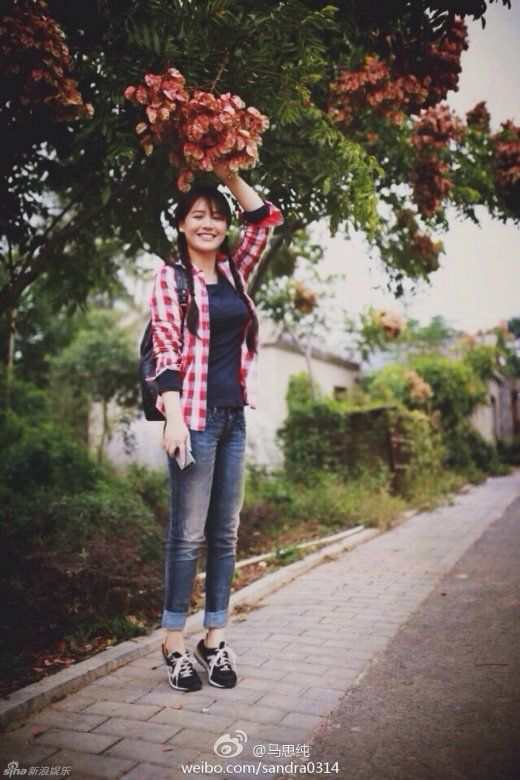 蔣雯麗外甥女馬思純海量清新寫真 甜笑似蒼井優(圖)