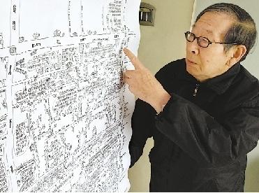 83歲老人花23年時間畫下北京老胡同(圖)