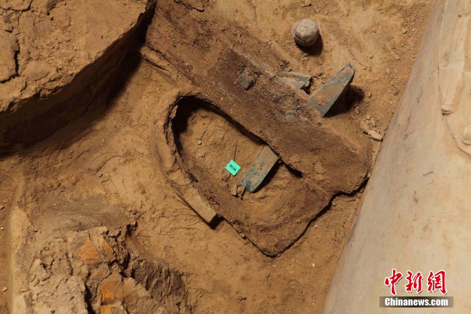 兵馬俑考古首次發現清晰弓弦 秦代弓弩可獲復原