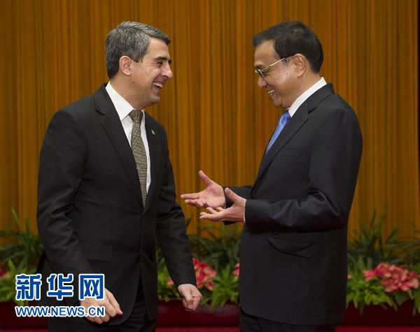 李克強會見保加利亞總統普列夫內利耶夫