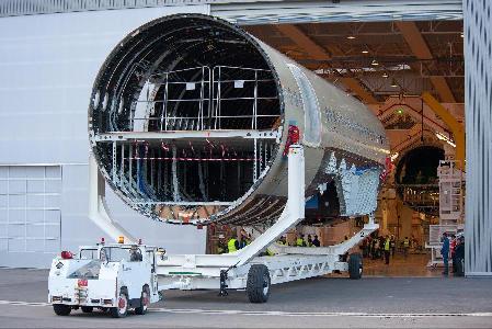 空客第一架A350超寬體飛機開始總裝