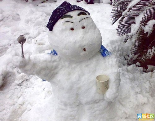 下雪啦！看看堆雪人的N種方法