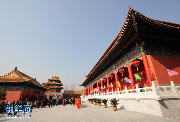 華西村博物館建成 1比1復制故宮古建