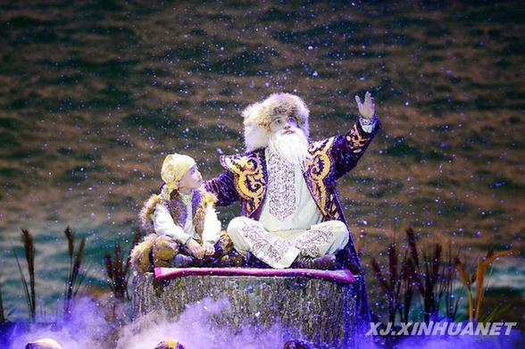 福海縣推出哈薩克族歌舞劇《烏倫古達斯坦(長詩)》