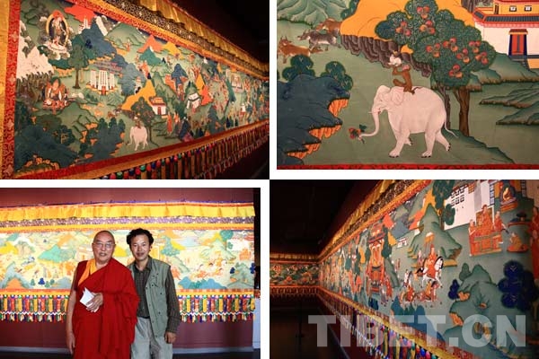 唐卡在第二屆“和美西藏”展上博眼球、贏盛譽(yù)