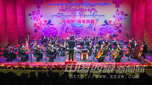 西藏2015新年音樂會19首作品帶給觀眾視聽盛宴