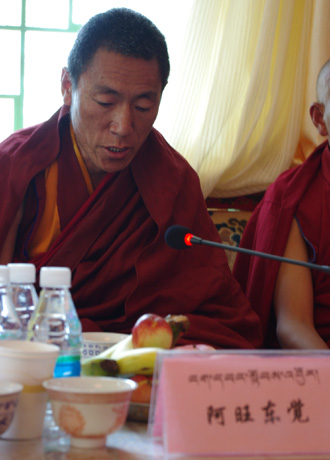 哲蚌寺舉行慶祝西藏和平解放60周年座談會