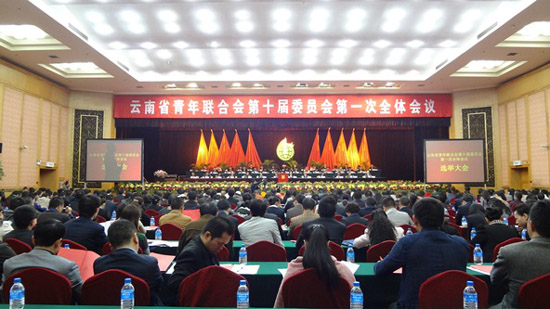 云南省青年聯合會十屆一次全體會議在昆明召開