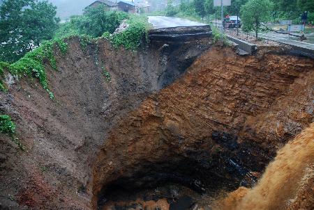 浙江常山：遭強(qiáng)降雨襲擊 損失嚴(yán)重