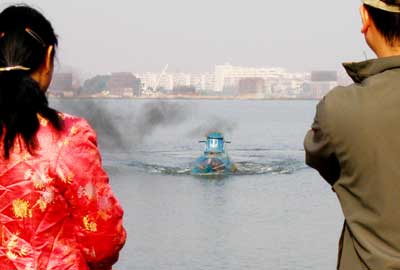 Submarine developed by farmers in Wuhan