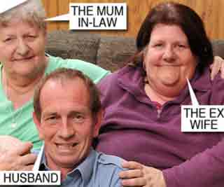 UK man marries mother-in-law<BR>男子牽手岳母25年(圖)