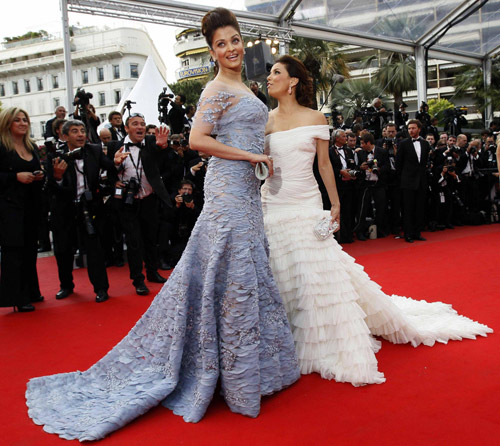 Aishwarya Rai arrives for opening ceremony of 63rd Cannes Film Festival