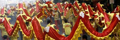 中國文化影響日益提高 全球各國熱鬧慶賀春節