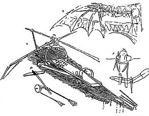 達(dá)芬奇夢想500年后成現(xiàn)實 加成功研發(fā)人力撲翼機(jī)