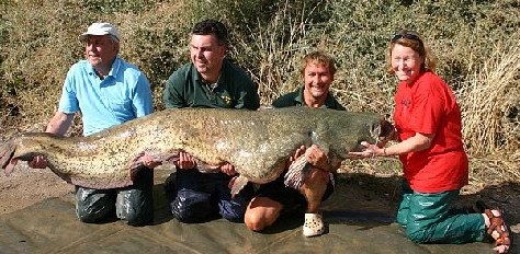 英國盲人婦女捕獲近百公斤重鯰魚 創(chuàng)兩項世界紀(jì)錄
