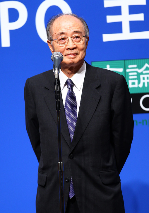 原聯合國副秘書長明石康在招待晚宴上致辭