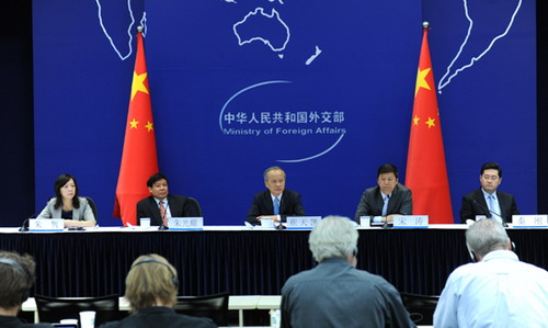 外交部就胡錦濤對丹麥進行訪問等舉行媒體吹風會