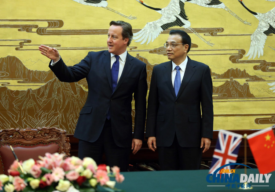 英國(guó)首相卡梅倫訪華精彩圖片集錦