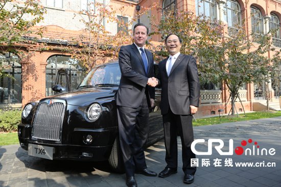 英國首相卡梅倫會見李書福：中英合作帶來雙贏