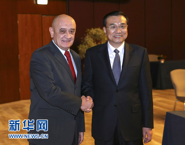 李克強會見波黑、克羅地亞、立陶宛、愛沙尼亞四國總理
